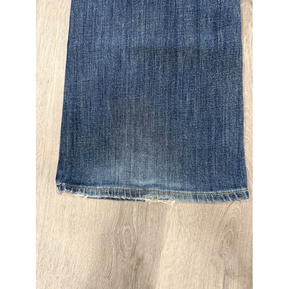 Gap Jeans Womens 30 Blue 1969 Curvy Bootcut Dark Wash Denim Low Rise Stretch - Picture 10 of 10